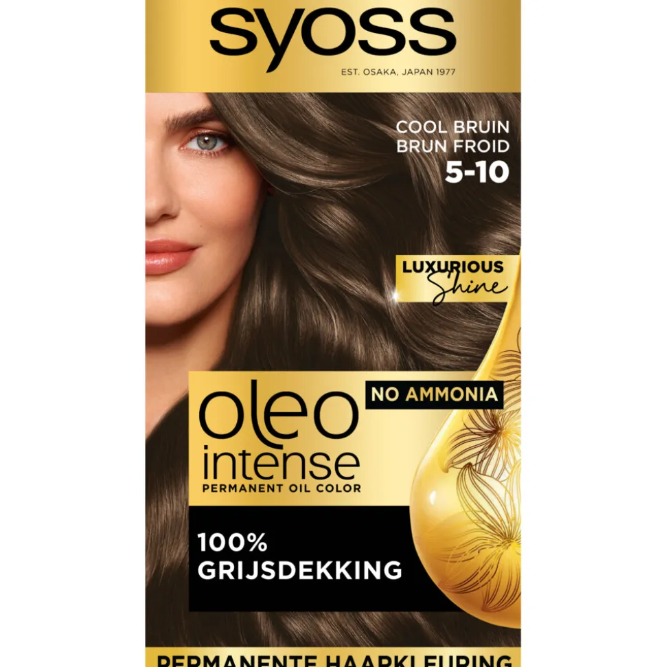 Syoss Oleo Intense Haarverf 5-10 Cool Bruin