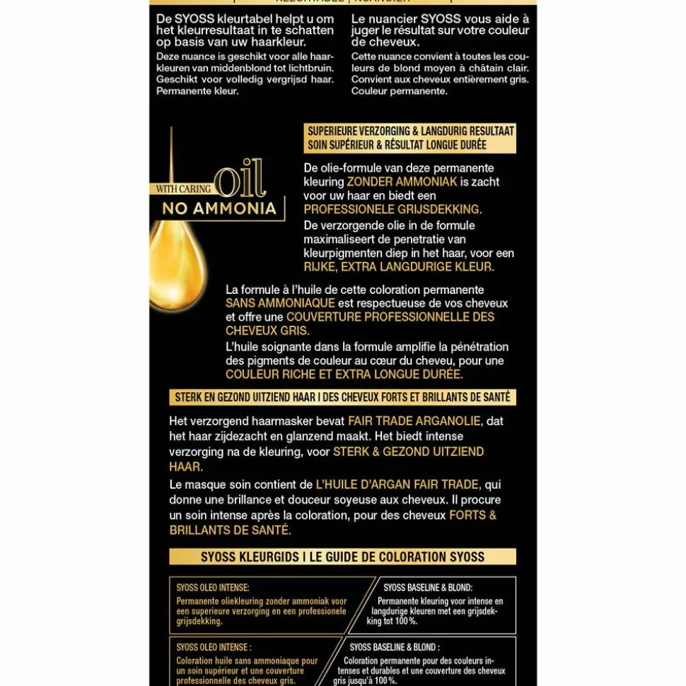 Syoss Oleo Intense Haarverf 5-10 Cool Bruin