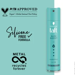 Taft Hairspray Aloe Boost 250 ml