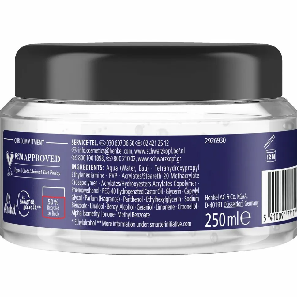 Taft Men Power Gel Titane Hold 6 250 ml