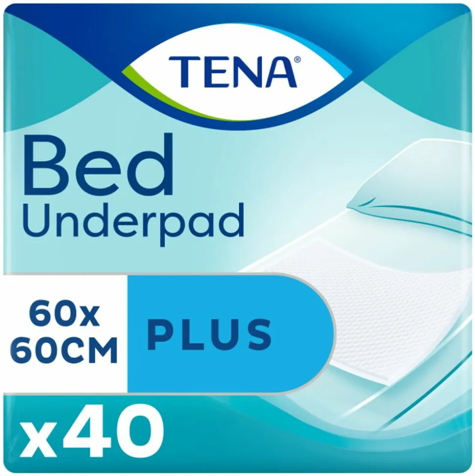 TENA Bed Onderlegger Plus 60 x 60 cm 40 stuks