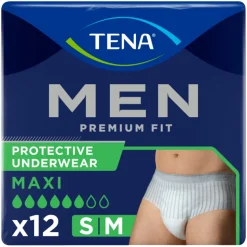 TENA Men Premium Fit Maxi S/M 12 stuks