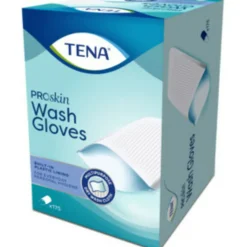 TENA Proskin Wash Gloves Plastic Binnenkant 175 stuks