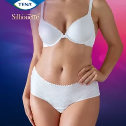 TENA Silhouette Underwear Low Waist Blanc Plus L 10 stuks