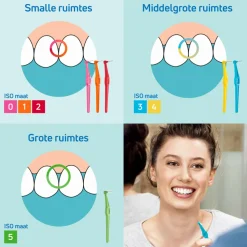 TePe Angle Interdentale Ragers 0,4 mm Roze 6 stuks