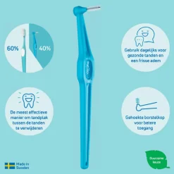 TePe Angle Interdentale Ragers 0,6 mm Blauw 6 stuks