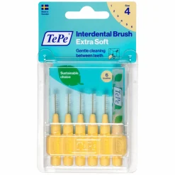 TePe Ragers Extra Zacht 0,7 mm Lichtgeel 6 stuks