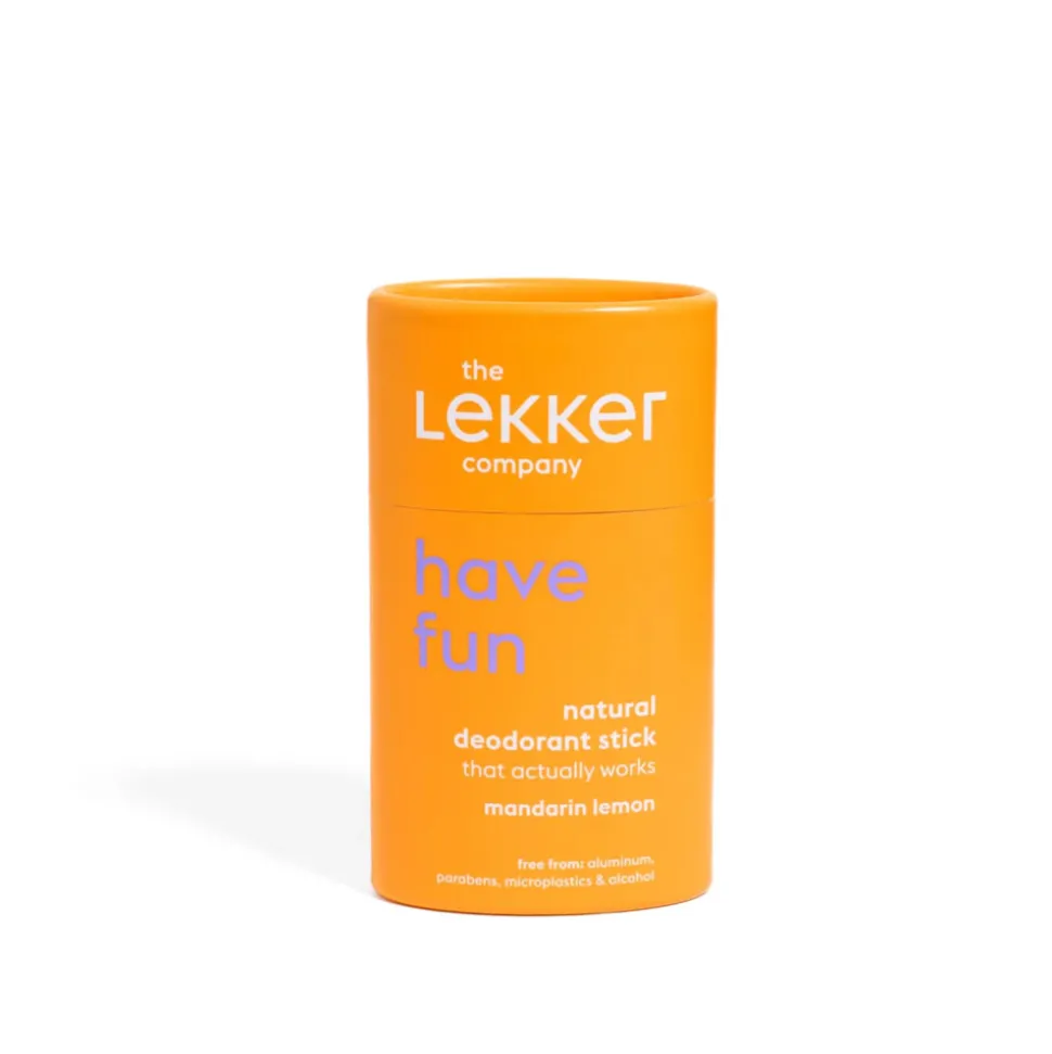 The Lekker Company Deodorant Stick Have Fun Mandarijn & Citroen 40 gr