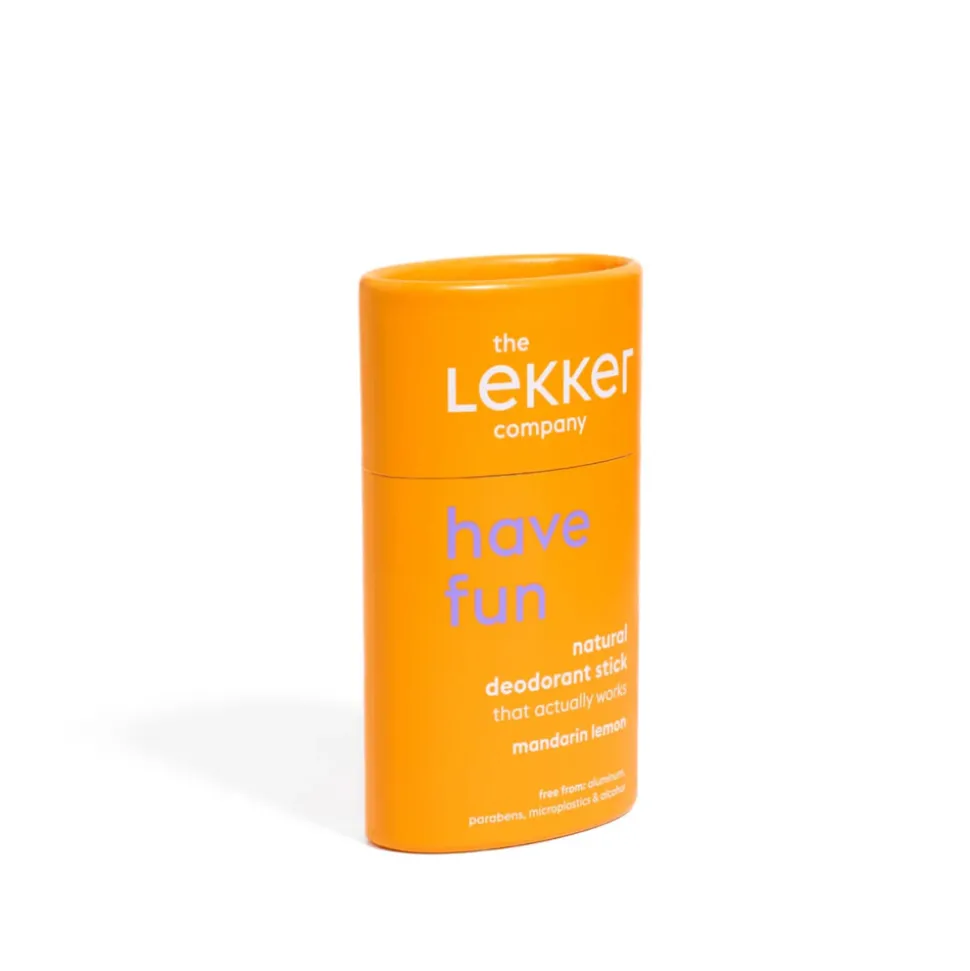 The Lekker Company Deodorant Stick Have Fun Mandarijn & Citroen 40 gr