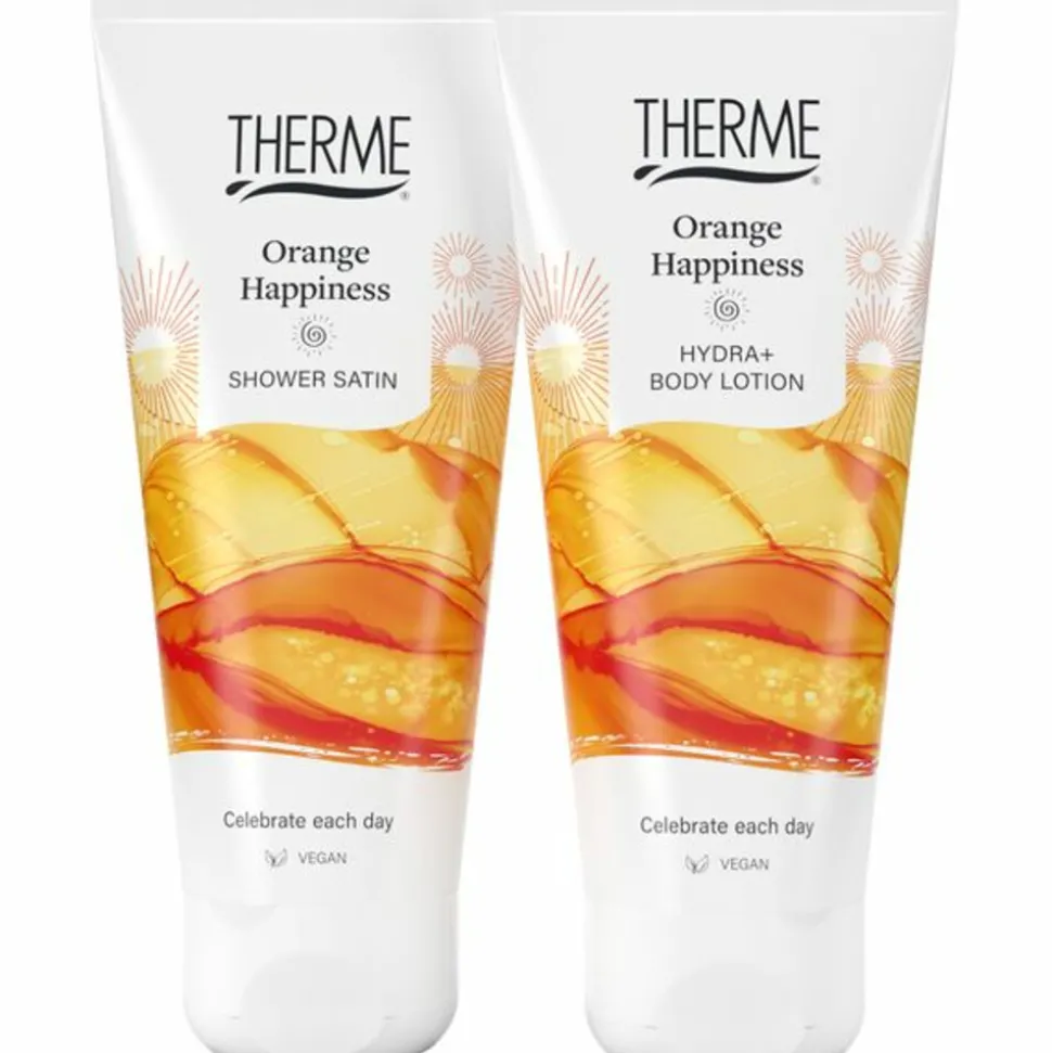 Therme Shower Treatment Geschenkset Orange Happiness 1 set