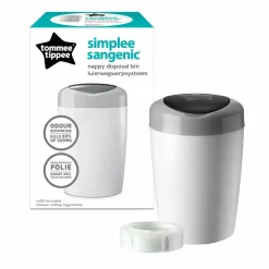 Tommee Tippee Simplee Sangenic Luieremmer Wit/Grijs