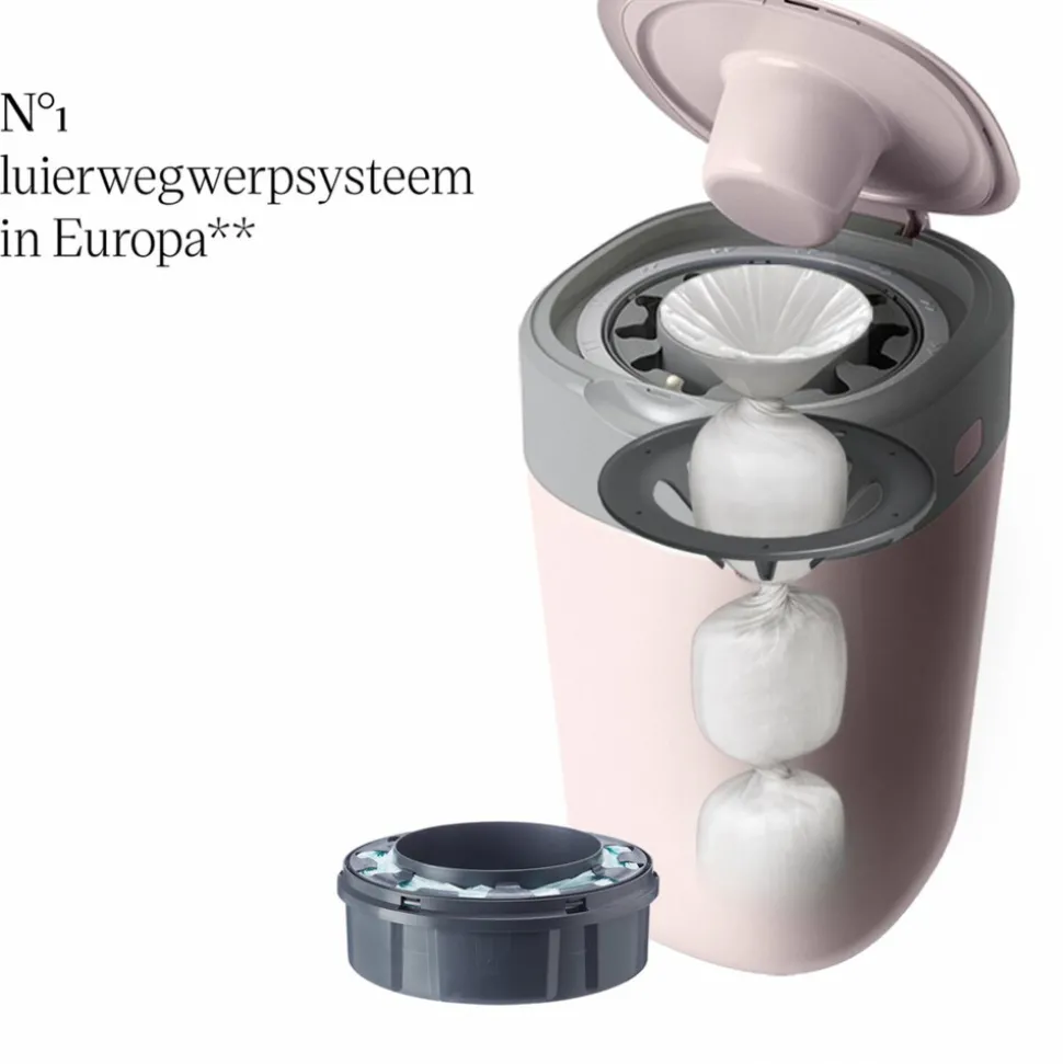 Tommee Tippee Twist & Click Luieremmer Roze