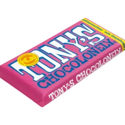 Tony's Chocolonely Wit Framboos Knettersuiker 180 gr