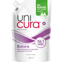 Unicura Vloeibare Handzeep Navulling Balans 500 ml