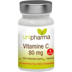 Unipharma Vitamine C 80mg Kauwtabletten 200 stuks