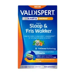 Valdispert Slaap & Fris Wakker 24 tabletten