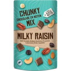 Verse Klassenoten Chunky Chocolade en Noten Mix Milky Raisin 150 gr