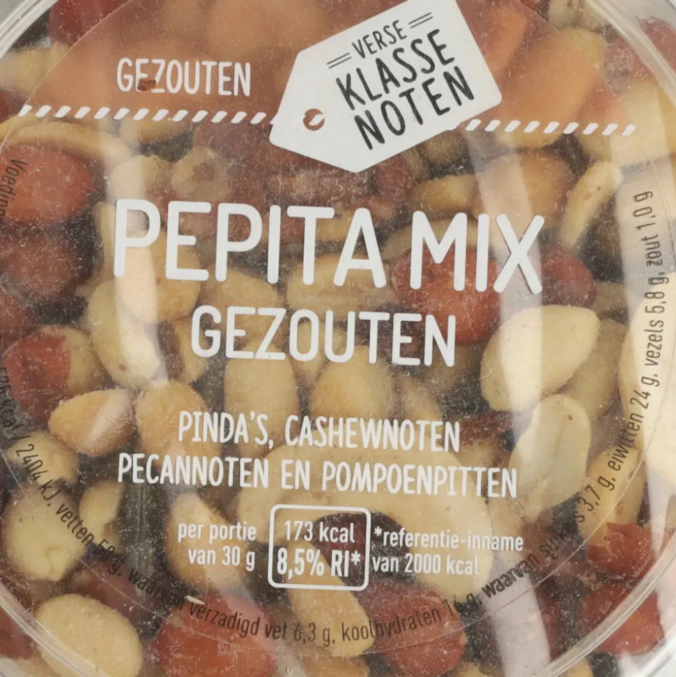 Verse Klassenoten Pepita Mix Gezouten 210 gr