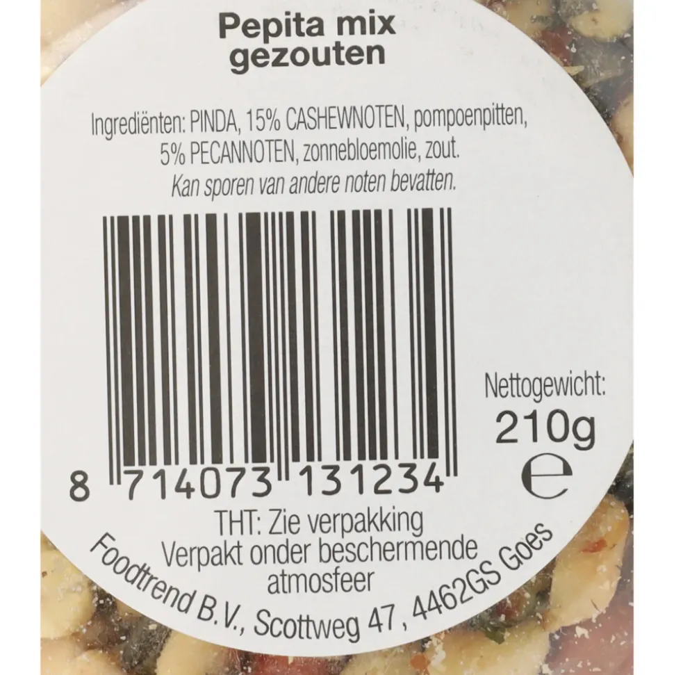 Verse Klassenoten Pepita Mix Gezouten 210 gr