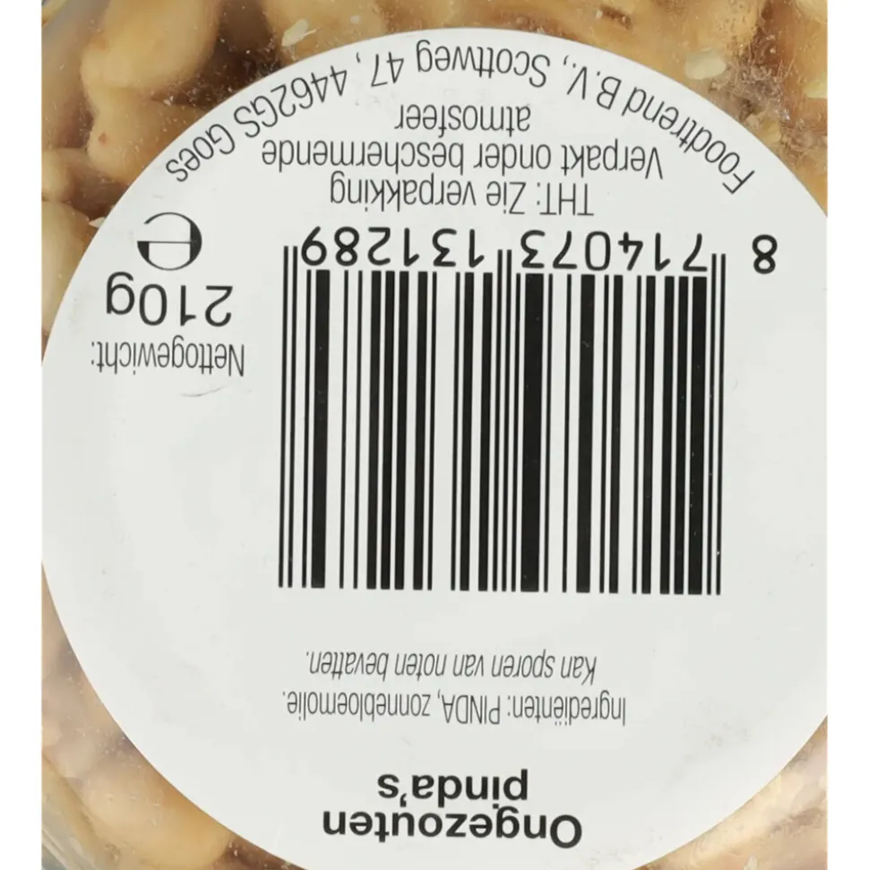 Verse Klassenoten Pinda's XXL Ongezouten 210 gr