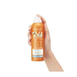 Vichy Capital Soleil Anti-Zand Mist Spray Voor Kinderen SPF 50+ 200 ml