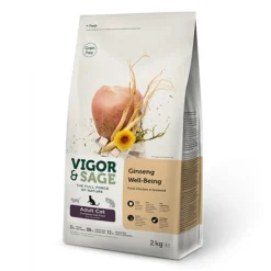 Vigor & Sage Kattenvoer Well-Being Ginseng 2 kg