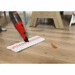 Vileda 1-2 Spray MAX - Dweilsysteem met spray en pad in microvezels Rood Wit