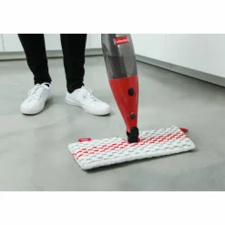 Vileda 1-2 Spray MAX - Dweilsysteem met spray en pad in microvezels Rood Wit