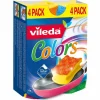 Vileda Schuursponzen Colors 4 stuks