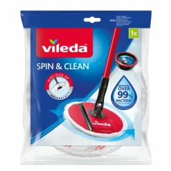 Vileda Spin & Clean - Vervanging Wit en Rood