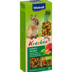 Vitakraft Konijn Kracker Groente - Biet 2 stuks