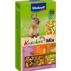 Vitakraft Konijn Kracker Bosbes - Honing - Popcorn 3 stuks