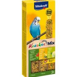 Vitakraft Parkiet Kracker Banaan-Kruiden-Kiwi 3 stuks