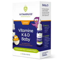 Vitakruid Baby Vitamine K & D 2x 10 ml