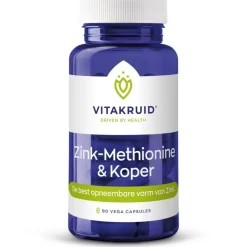 Vitakruid Zink Methionine Koper 90 capsules