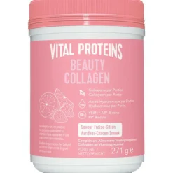 Vital Proteins Beauty Collageen Aardbei en Citroen 271 gr