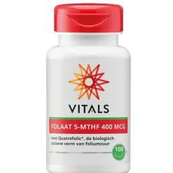 Vitals Folaat 5-mthf 400mg 100 capsules