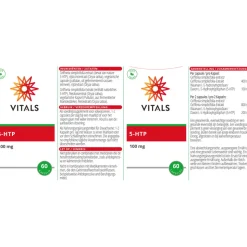 Vitals 5Htp 100 mg 60 capsules