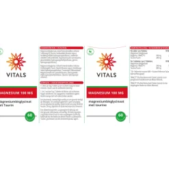 Vitals Magnesium 100mg 60 tabletten