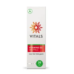 Vitals Vitamine D3 Druppels 20 ml