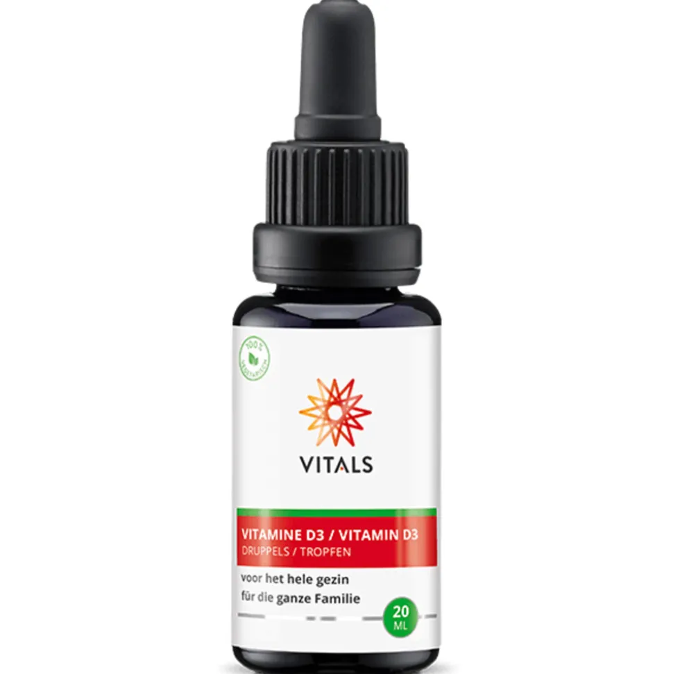 Vitals Vitamine D3 Druppels 20 ml