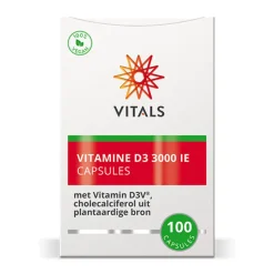 Vitals Vitamine D3 3000IE 100 capsules