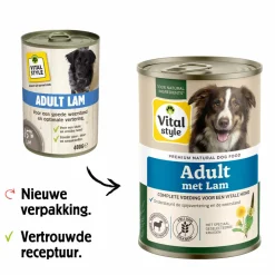 Vitalstyle Hondenvoer Bik Lam 400 gr