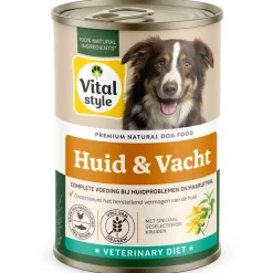 Vitalstyle Hondenvoer Blik Huid & Vacht 400 gr