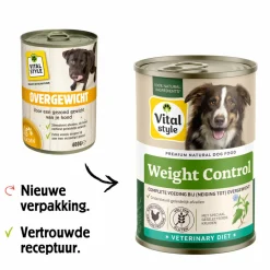 Vitalstyle Hondenvoer Blik Overgewicht 400 gr
