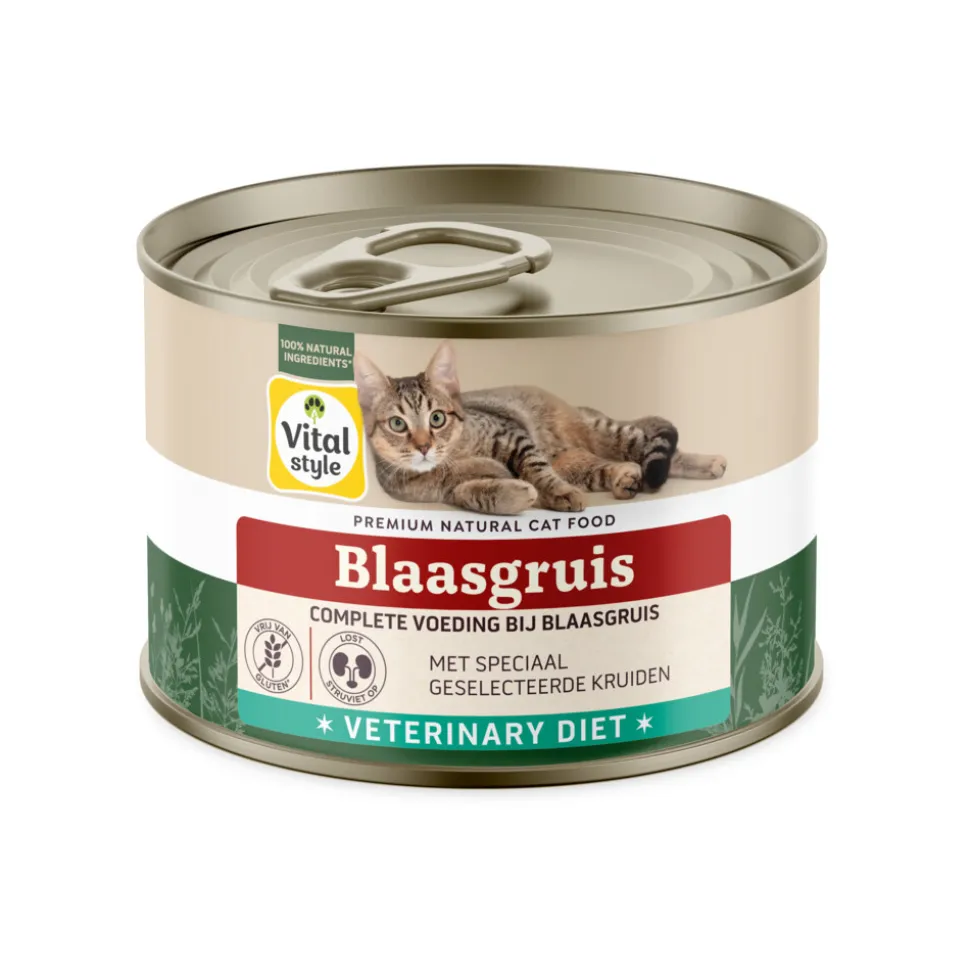 Vitalstyle Kattenvoer Blik Blaasgruis 200 gr