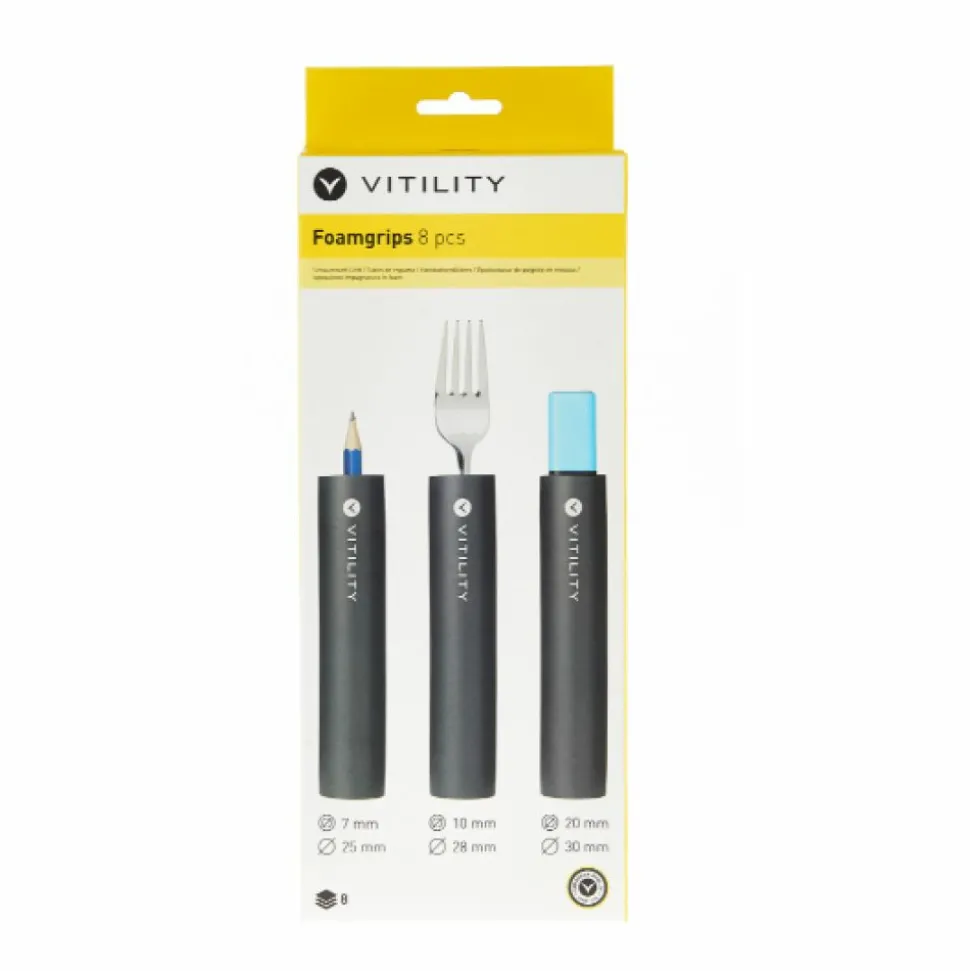Vitility Handvatverdikkers Foamgrip 8 stuks
