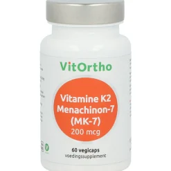 Vitortho Vitamine K2 Menachinon 7 60 vegacapsules