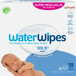 WaterWipes Billendoekjes 18x48 = 864 stuks