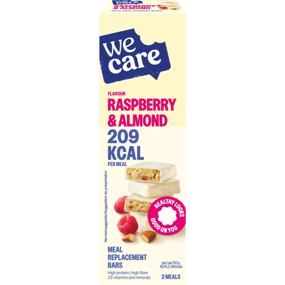 WeCare Meal Replacement Bars Raspberry Almond 116 gr